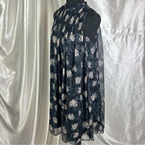 Joie Black Mock Neck Sleeveless Shift Dress XS | Minimalist Quiet Luxury Chic - Picture 4 of 11